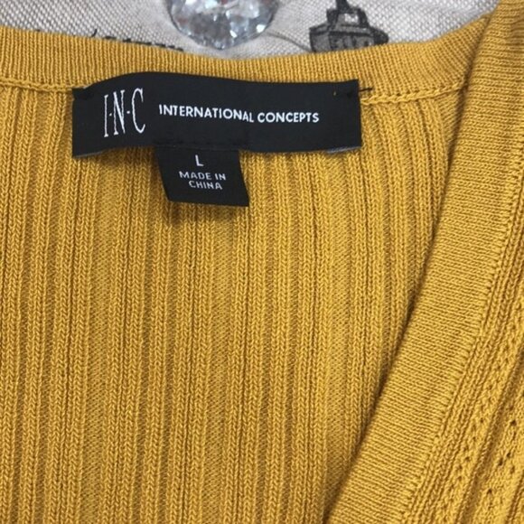 Inc Surplice Ribbed Top - Picture 4 of 5